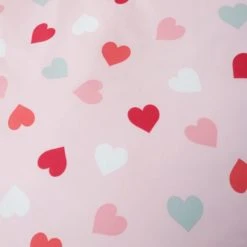 Dunelm Loveable Hearts Duvet Cover and Pillowcase Set Reversible, Duvet Cover Sets, Pink -Eve Home And Furniture Shop 1000063867 alt03