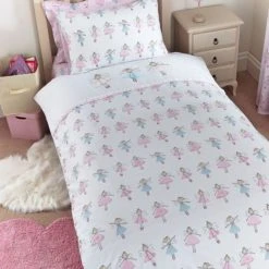 Dunelm Fairies Pink Fitted Sheet Polycotton, Fitted Sheets -Eve Home And Furniture Shop 1000074875 alt02