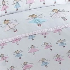 Dunelm Fairies Pink Fitted Sheet Polycotton, Fitted Sheets -Eve Home And Furniture Shop 1000074875 alt04