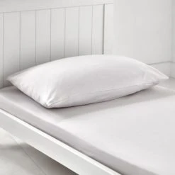 Dunelm Grey Jersey Cot Bed / Toddler Pillowcase Cotton, Pillowcases, Plain -Eve Home And Furniture Shop 1000085380 alt01