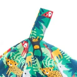Dunelm Kids Jungle Friends Bean Bag Cotton, Boho, Patterned 3 Dunelm Kids Jungle Friends Bean Bag Cotton, Boho, Patterned -Eve Home And Furniture Shop 1000089919 alt02