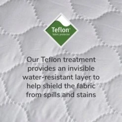 Dunelm Teflon Children's Mattress Protector Water Resistant, Mattress Protectors, White 9 Dunelm Teflon Children's Mattress Protector Water Resistant, Mattress Protectors, White -Eve Home And Furniture Shop 1000095331 alt03