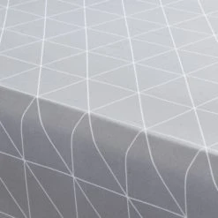 Dunelm Geo Grey Fitted Sheet Polycotton, Fitted Sheets, 25cm -Eve Home And Furniture Shop 1000117501 alt01