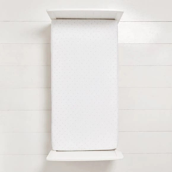 Dunelm Pack of 2 Blue 100% Cotton Jersey Cot Bed Fitted Sheets Plain 3 Dunelm Pack of 2 Blue 100% Cotton Jersey Cot Bed Fitted Sheets Plain - Image 3