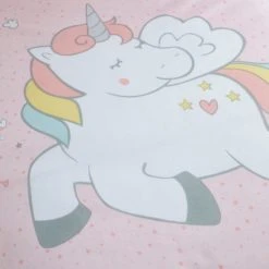 Dunelm Unicorn Dreams 100% Cotton Cot Bed Duvet Cover and Pillowcase Set Animals, Duvet Cover Sets -Eve Home And Furniture Shop 1000142663 alt04