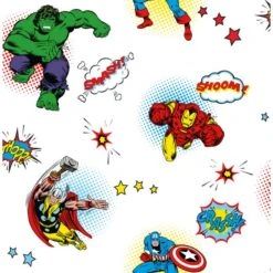 Disney Marvel Comics Wallpaper Paper, Patterned 5 Disney Marvel Comics Wallpaper Paper, Patterned -Eve Home And Furniture Shop 1000150407 alt01