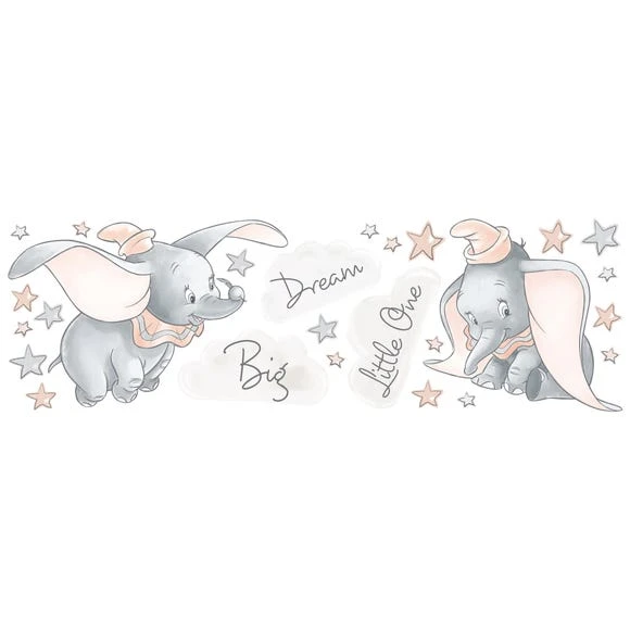 Disney Dumbo Wall Stickers Patterned, Canvases Prints and Wall Art 3 Disney Dumbo Wall Stickers Patterned, Canvases Prints and Wall Art - Image 3