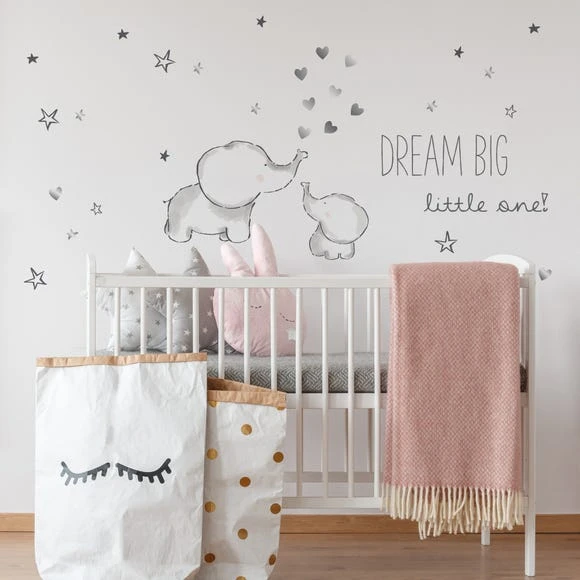 Dunelm Tiny But Mighty Wall Stickers Canvases Prints and Wall Art, Kids 2 Dunelm Tiny But Mighty Wall Stickers Canvases Prints and Wall Art, Kids - Image 2