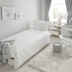 Dunelm Tiny But Mighty Cot Bed Duvet Cover and Pillowcase Set Duvet Cover Sets, Boho, Cotton -Eve Home And Furniture Shop 1000151137 alt03