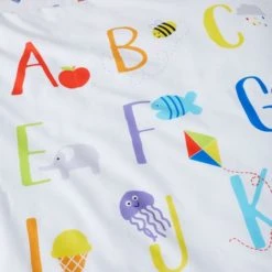 Dunelm Rainbow 100% Cotton Cot Bed Duvet Cover and Pillowcase Set Reversible, Duvet Cover Sets, Patterned -Eve Home And Furniture Shop 1000151245 alt03