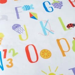 Dunelm Rainbow 100% Cotton Cot Bed Duvet Cover and Pillowcase Set Reversible, Duvet Cover Sets, Patterned -Eve Home And Furniture Shop 1000151245 alt04