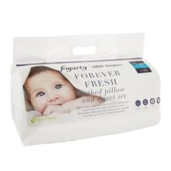 Fogarty Little Sleepers Forever Fresh Antibacterial 4 Tog Duvet and Pillow Set White, Duvets -Eve Home And Furniture Shop 1000155600 alt02