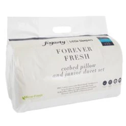 Fogarty Little Sleepers Forever Fresh Antibacterial 7 Tog Duvet and Pillow Set Duvets, 7.5 Tog, White 7 Fogarty Little Sleepers Forever Fresh Antibacterial 7 Tog Duvet and Pillow Set Duvets, 7.5 Tog, White -Eve Home And Furniture Shop 1000155601 alt02