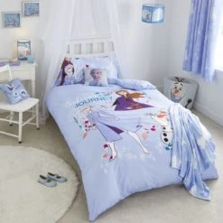 Disney Frozen 2 Fleece Blanket Polyester, Blankets & Throws -Eve Home And Furniture Shop 1000156596 alt02