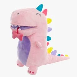 Dunelm Pink Dinosaur Plush Polyester, Soft Toys, Animals -Eve Home And Furniture Shop 1000160559 alt01
