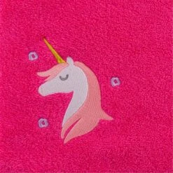 Dunelm Unicorn Pink Towel Cotton, Towels -Eve Home And Furniture Shop 1000160587 alt03