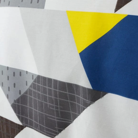 Dunelm Graphic Geo 100% Cotton Duvet Cover and Pillowcase Set Duvet Cover Sets, Geometric, Grey 4 Dunelm Graphic Geo 100% Cotton Duvet Cover and Pillowcase Set Duvet Cover Sets, Geometric, Grey - Image 4