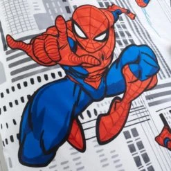 Disney Marvel Spider-Man Duvet Cover and Pillowcase Set Patterned, White, Polycotton -Eve Home And Furniture Shop 1000160610 alt03