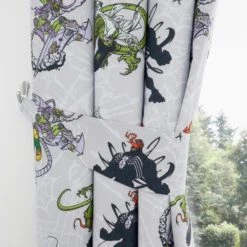 Disney Marvel Spider-Man Pencil Pleat Blackout Curtains Polycotton, Grey, Character 9 Disney Marvel Spider-Man Pencil Pleat Blackout Curtains Polycotton, Grey, Character -Eve Home And Furniture Shop 1000160612 alt02