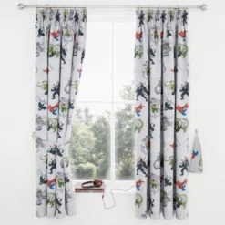 Disney Marvel Spider-Man Pencil Pleat Blackout Curtains Polycotton, Grey, Character 10 Disney Marvel Spider-Man Pencil Pleat Blackout Curtains Polycotton, Grey, Character -Eve Home And Furniture Shop 1000160612 alt03