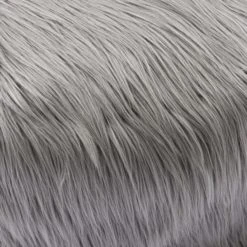 Dunelm Kids Skylar Grey Mongolian Faux Fur Lounger Acrylic, Beanbags -Eve Home And Furniture Shop 1000160796 alt01