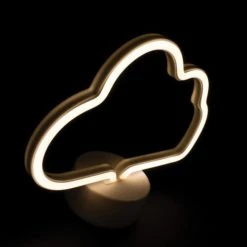 Dunelm Neon White Cloud LED Lamp Table Lamps, Natural History Museum Modern Skandi -Eve Home And Furniture Shop 1000160814 alt03