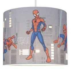 Disney Marvel Spider-Man Drum Light Shade Cotton, Light Shades -Eve Home And Furniture Shop 1000160826 alt03