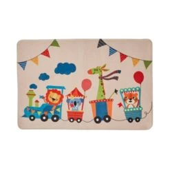 Think Rugs Safari Train Rug Polyester, Animals, Rugs -Eve Home And Furniture Shop 1000161026 alt01