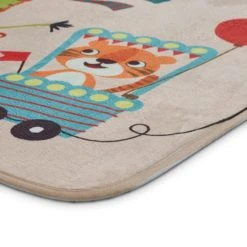 Think Rugs Safari Train Rug Polyester, Animals, Rugs -Eve Home And Furniture Shop 1000161026 alt05