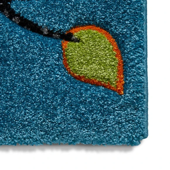 Dunelm Blue Owls Rug Polyester, Animals, Rugs 5 Dunelm Blue Owls Rug Polyester, Animals, Rugs - Image 5