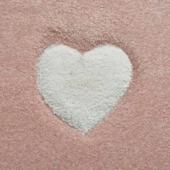 Dunelm Pink Stars, Hearts and Polka Dot Rug Rugs, Polyester, Patterned -Eve Home And Furniture Shop 1000161030 alt04
