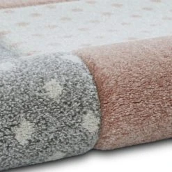 Dunelm Pink Stars, Hearts and Polka Dot Rug Rugs, Polyester, Patterned -Eve Home And Furniture Shop 1000161030 alt07