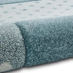 Dunelm Blue Moons and Stars Dot Rug Polyester, Rugs, Patterned -Eve Home And Furniture Shop 1000161031 alt07