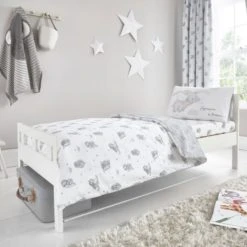 Disney Dumbo 100% Cotton Cot Bed / Toddler Duvet and Pillowcase Set Duvet Cover Sets, Printed, Reversible -Eve Home And Furniture Shop 1000164186 alt02