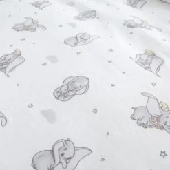 Disney Dumbo 100% Cotton Cot Bed / Toddler Duvet and Pillowcase Set Duvet Cover Sets, Printed, Reversible -Eve Home And Furniture Shop 1000164186 alt05
