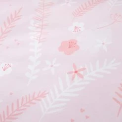 Dunelm Pink Pretty Sloth Duvet Cover and Pillowcase Set Reversible, Printed, Polycotton -Eve Home And Furniture Shop 1000167412 alt07