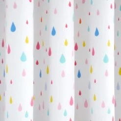 Dunelm Elements Rainbow Geometric 100% Cotton Blackout Eyelet Curtains MultiColoured, Printed -Eve Home And Furniture Shop 1000167426 alt02