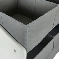 Dunelm Toy Organiser Grey and White Wood, Storage Boxes -Eve Home And Furniture Shop 1000167444 alt04