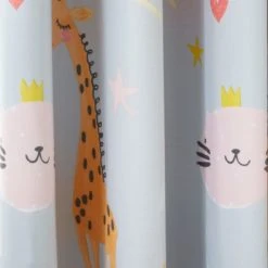 Dunelm Party Animals Grey Blackout Eyelet Curtains Polycotton, Printed -Eve Home And Furniture Shop 1000167448 alt02