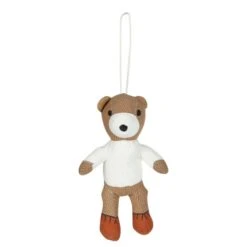 Dunelm Mini Bear Toy Soft Toys, Patterned, Cotton -Eve Home And Furniture Shop 1000167456 alt02