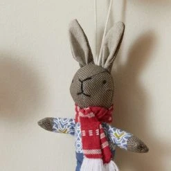 Dunelm Mini Rabbit Toy Soft Toys, Patterned, Cotton 6 Dunelm Mini Rabbit Toy Soft Toys, Patterned, Cotton -Eve Home And Furniture Shop 1000167457 alt01