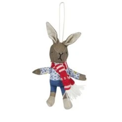 Dunelm Mini Rabbit Toy Soft Toys, Patterned, Cotton 7 Dunelm Mini Rabbit Toy Soft Toys, Patterned, Cotton -Eve Home And Furniture Shop 1000167457 alt02