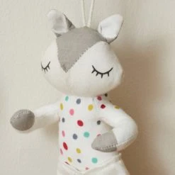 Dunelm Mini Fox Toy Patterned, Soft Toys, Cotton -Eve Home And Furniture Shop 1000167459 alt01