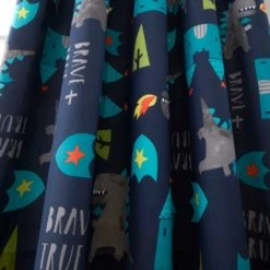Cosatto Dragon Kingdom Pencil Pleat Curtains Cotton, Kids -Eve Home And Furniture Shop 1000168889 alt01