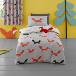 Cosatto Mister Fox Pencil Pleat Curtains Cotton, Kids -Eve Home And Furniture Shop 1000168895 alt02
