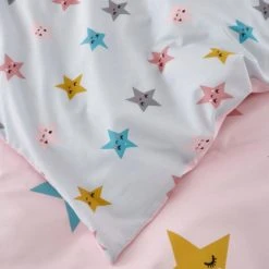 Cosatto Happy Stars 100% Cotton Duvet Cover and Pillowcase Set Reversible, Kids, Duvet Cover Sets -Eve Home And Furniture Shop 1000168900 alt03