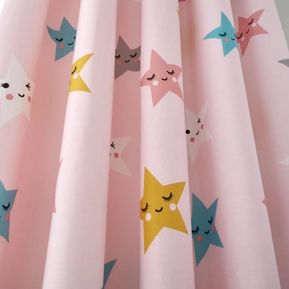 Cosatto Happy Stars Pencil Pleat Curtains Kids, Cotton 3 Cosatto Happy Stars Pencil Pleat Curtains Kids, Cotton - Image 3