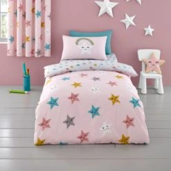 Cosatto Happy Stars Pencil Pleat Curtains Kids, Cotton 8 Cosatto Happy Stars Pencil Pleat Curtains Kids, Cotton -Eve Home And Furniture Shop 1000168901 alt02