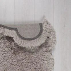 Dunelm Exclusive Faux Fur Cloud 55cm x 90cm Rug Rugs, Natural History Museum Modern Skandi, Polyester -Eve Home And Furniture Shop 1000172272 alt08