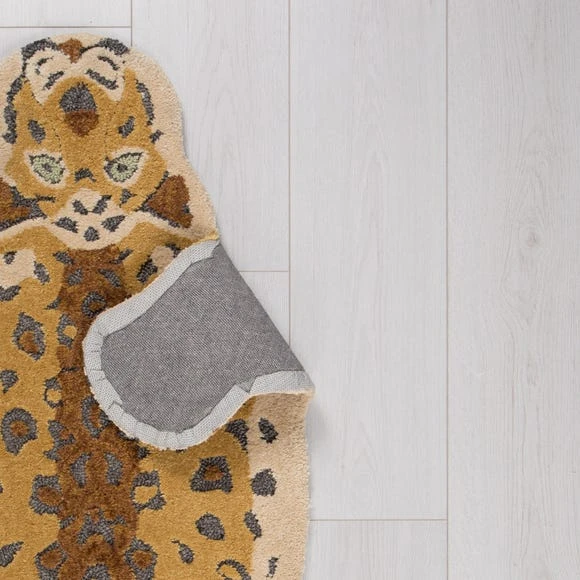 Dunelm Exclusive Rory the Leopard 90cm x 150cm Rug Animals, Polyester, Rugs 5 Dunelm Exclusive Rory the Leopard 90cm x 150cm Rug Animals, Polyester, Rugs - Image 5